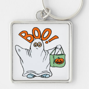 BOO ! GHOST KEY RING