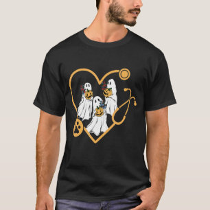 Boo Ghost Spooky Veterinary Vet Technician Animal T-Shirt