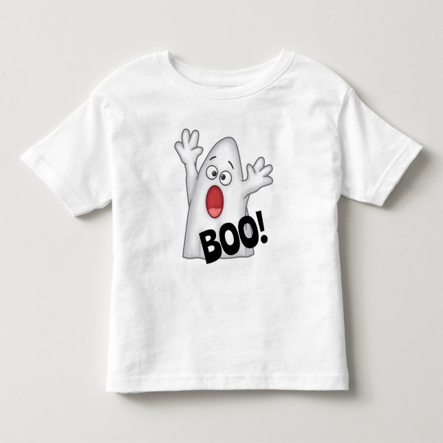 Boo Ghost Toddler T-Shirt (Front)