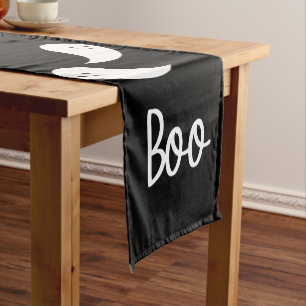 Boo Ghosts Halloween Table Runner