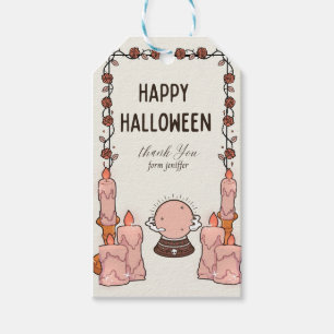 BOO! Girly Halloween Birthday Girl Party Treat Gif Gift Tags