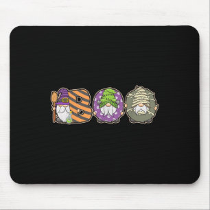 Boo Gnome Spooky Ghost Witches Halloween Costume  Mouse Mat