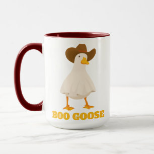 Boo Goose Halloween Funny Cute Ghost Simple Fun Mug