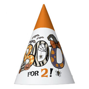 Boo Halloween 2nd Birthday Party Hat