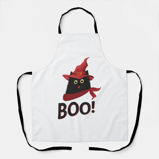 Boo Halloween         Apron (Front)
