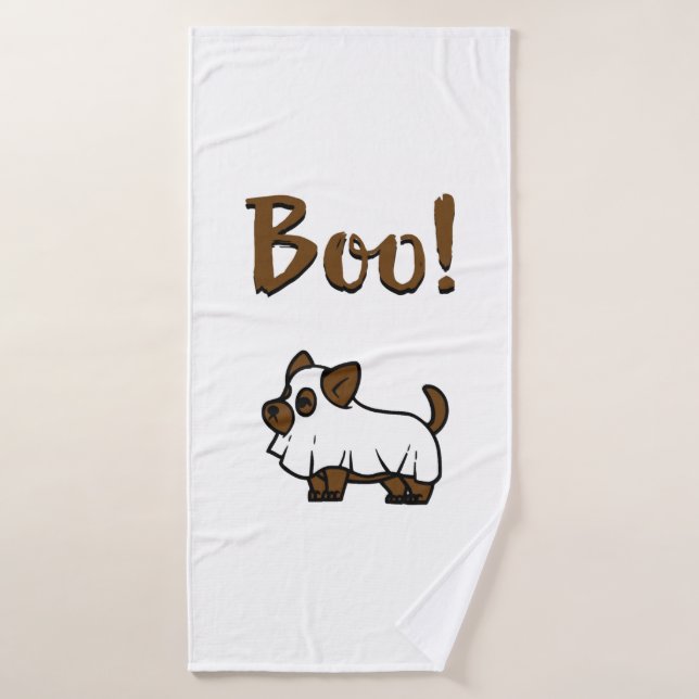 Boo Halloween                    Bath Towel (Bath Towel)