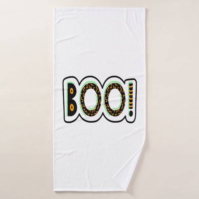 BOO Halloween                          Bath Towel (Bath Towel)