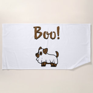 Boo Halloween                    Beach Towel