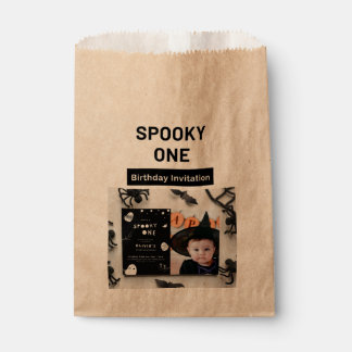Boo Halloween birthday baby Favour Bags