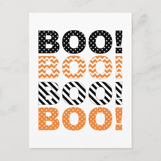 Boo! Halloween Card (Front)