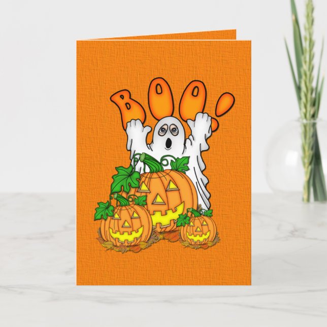 Boo Halloween Card (Front)