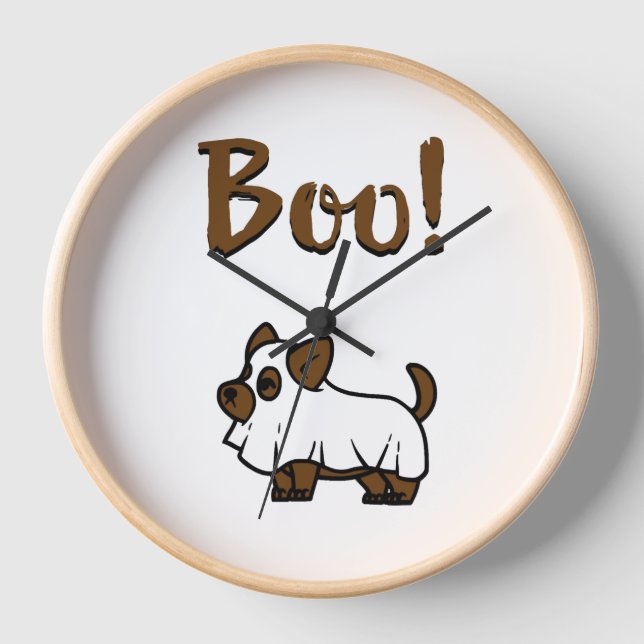 Boo Halloween                    Clock (Front)
