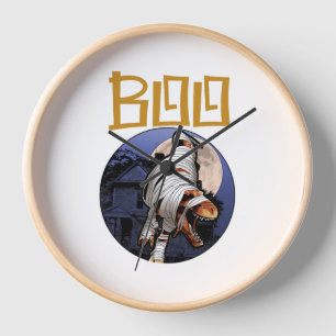 Boo Halloween                Clock