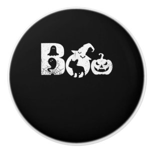 Boo Halloween Costume French Bulldog Gifts Ceramic Knob