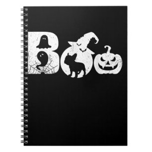 Boo Halloween Costume French Bulldog Gifts Notebook