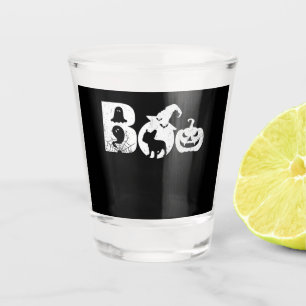 Boo Halloween Costume French Bulldog Gifts Shot Glass