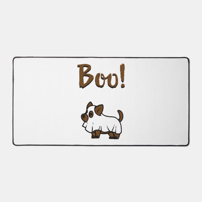 Boo Halloween                Desk Mat (Front)