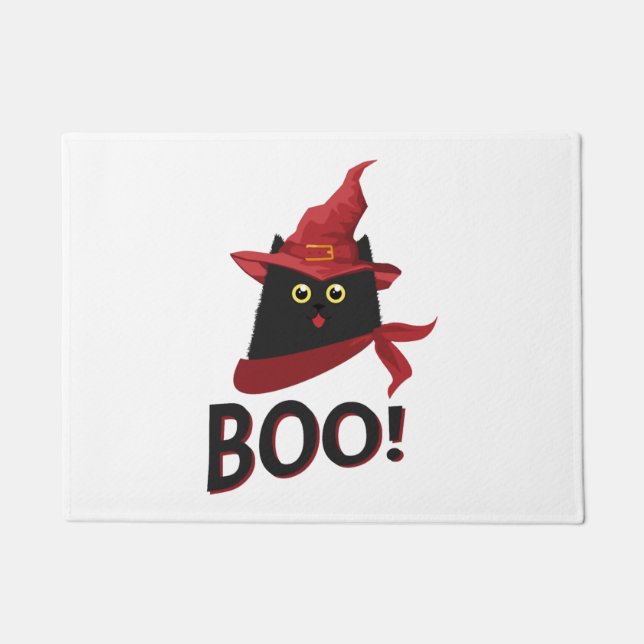 Boo Halloween         Doormat (Front)