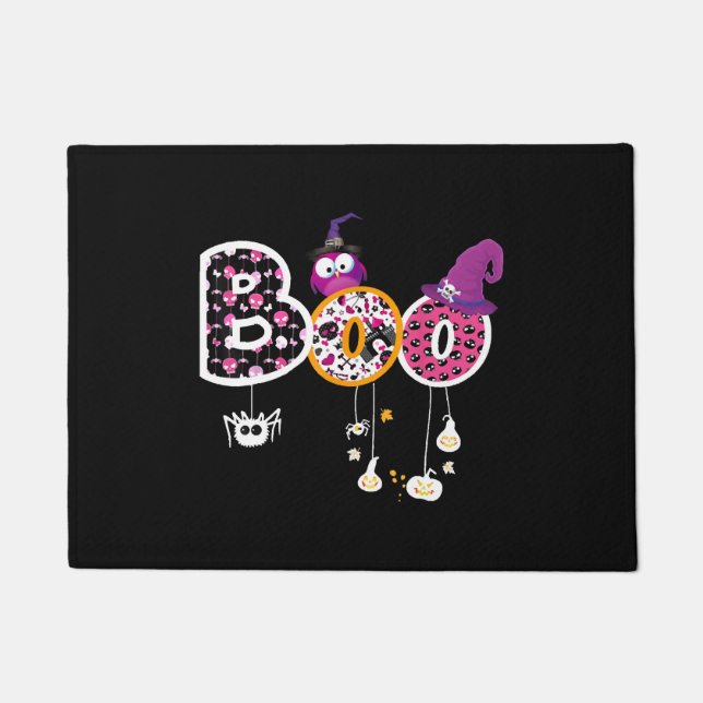 Boo Halloween  Doormat (Front)