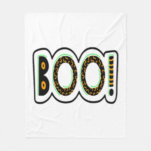 BOO Halloween                          Fleece Blanket