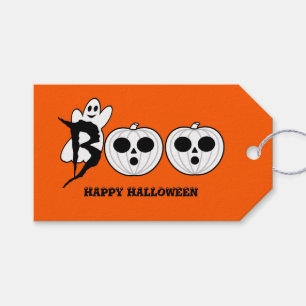 Boo! Halloween Ghost Gift Tag