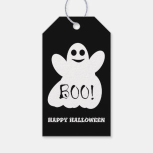 Boo! Halloween Ghost Gift Tag