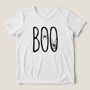 BOO Halloween Ghost Humour Halloween Tri-Blend Shirt