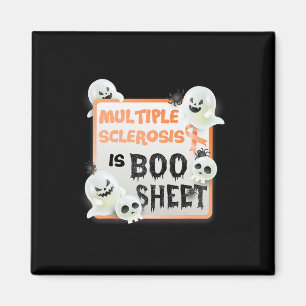 Boo Halloween Ghost Ms Multiple Sclerosis Is Boo S Magnet