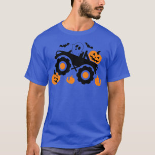 Boo Halloween Ghost Pumpkin Truck Trick Or Treat S T-Shirt