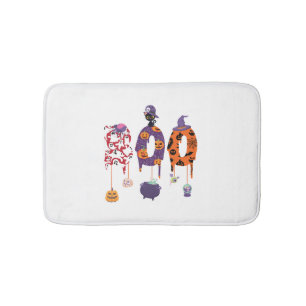 Boo! Halloween Halloween Apparel Halloween Bath Mat