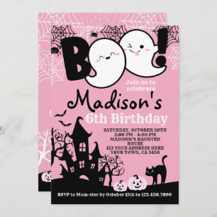 BOO Halloween Invitation