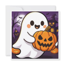 BOO Halloween Invitations