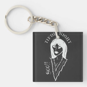 Boo !! Halloween Key Ring