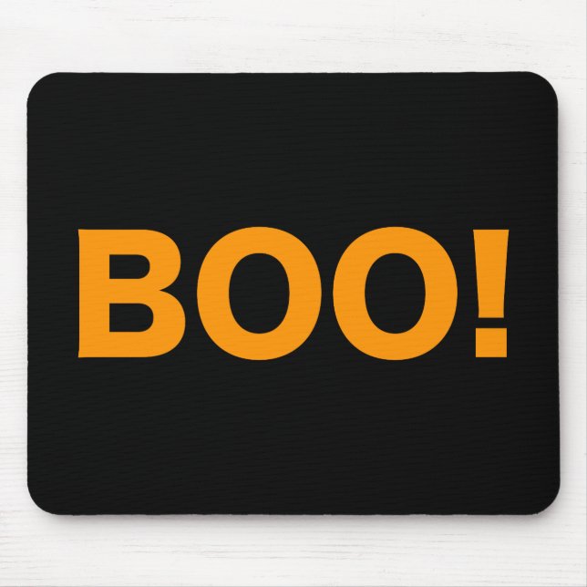 BOO! Halloween Mouse Mat (Front)