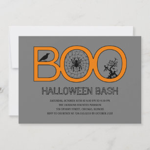 Boo! Halloween Party Invitation