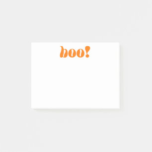 boo halloween post-it notes