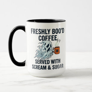 Boo Halloween Pun Mug - Spooky Coffee Cup Gift