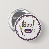 Boo! Halloween spider knife hand T-Shirt
