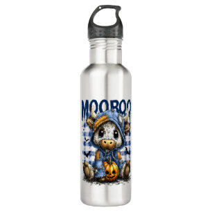 Boo Halloween Spooky Highland Cow 710 Ml Water Bottle