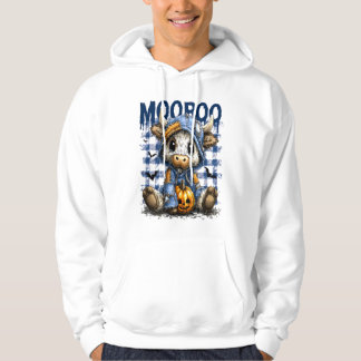 Boo Halloween Spooky Highland Cow Hoodie