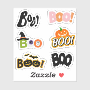 BOO! Halloween Stickers