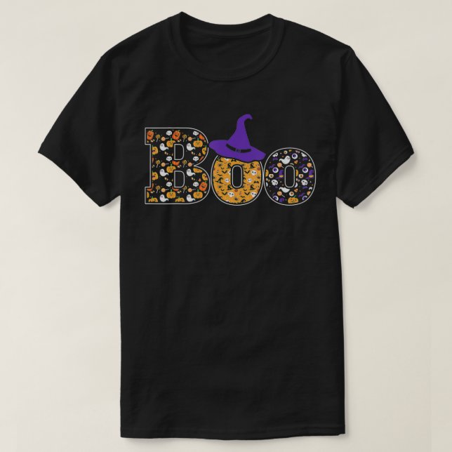 Boo Halloween  T-Shirt (Design Front)