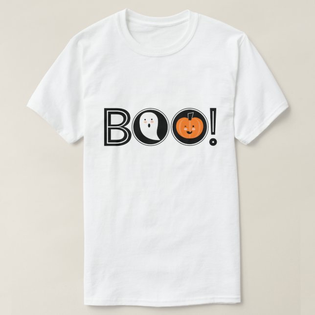 Boo! Halloween T-Shirt (Design Front)