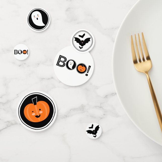 Boo! Halloween Table Confetti (Group)