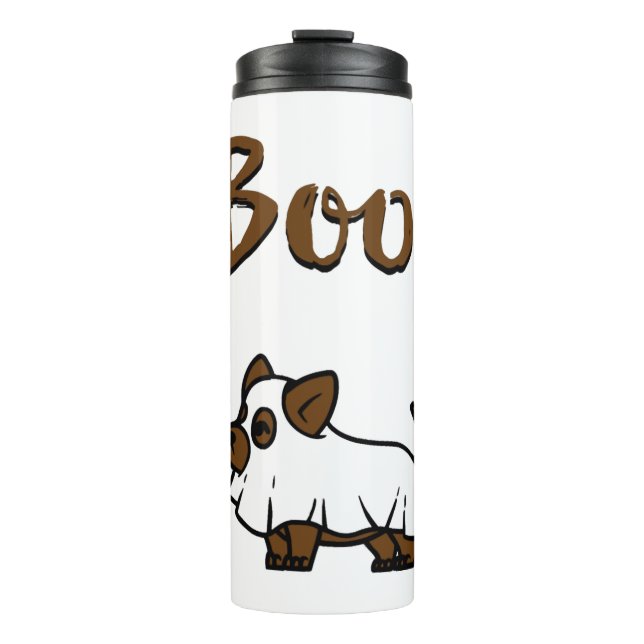 Boo Halloween                    Thermal Tumbler (Front)