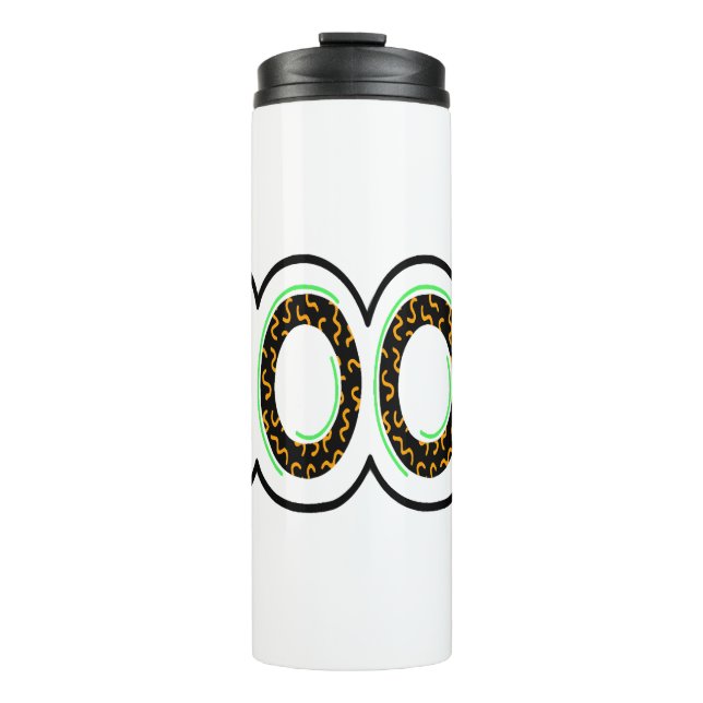 BOO Halloween                          Thermal Tumbler (Front)