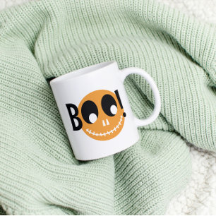 Boo Halloween Two-Tone Coffee Mug