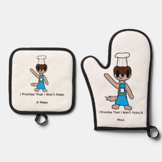 Boo Happens Oven Mitt & Pot Holder Set