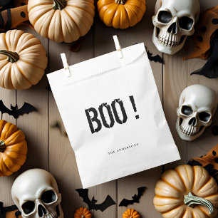 Boo   Happy Halloween   Favour Bags