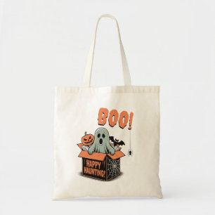 BOO! Happy Halloween Tote Bag